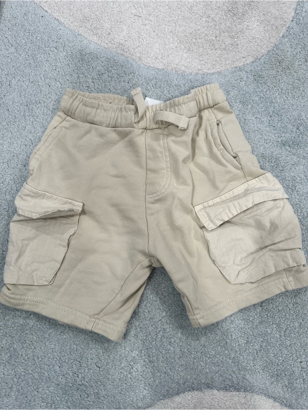 Zara toddler size 5T tan cargo shorts